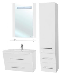 Зеркало с подсветкой Bellezza Берта 60см белый 00000001039